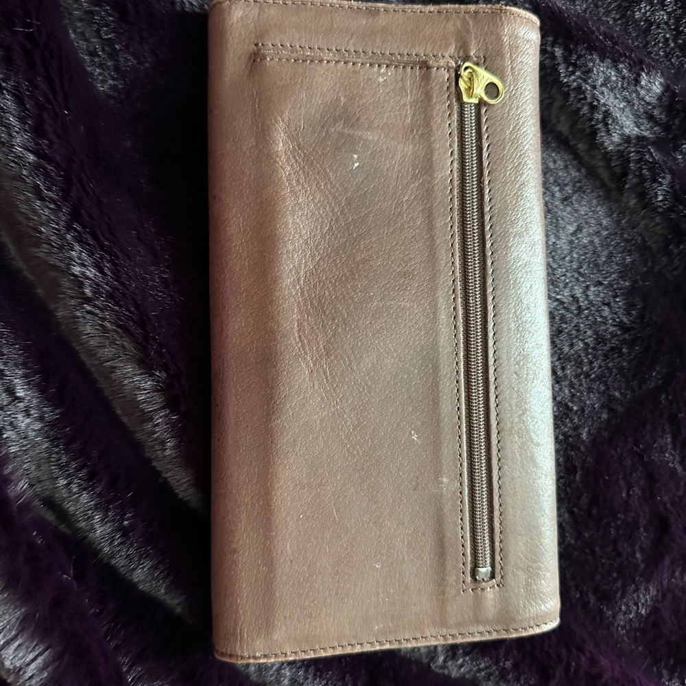 Coach wallet leather